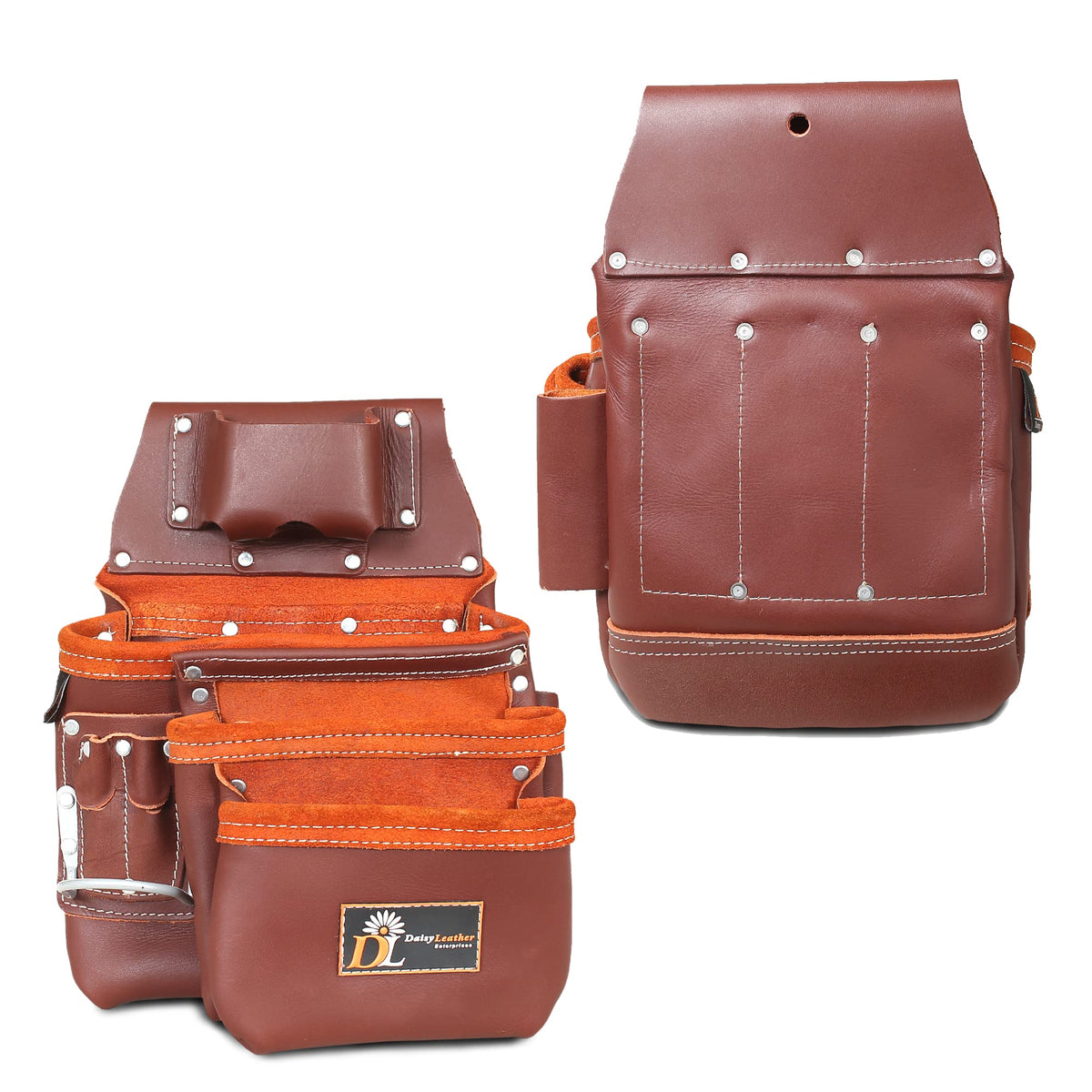 Leather Tool Belt with 27 Pockets J59369