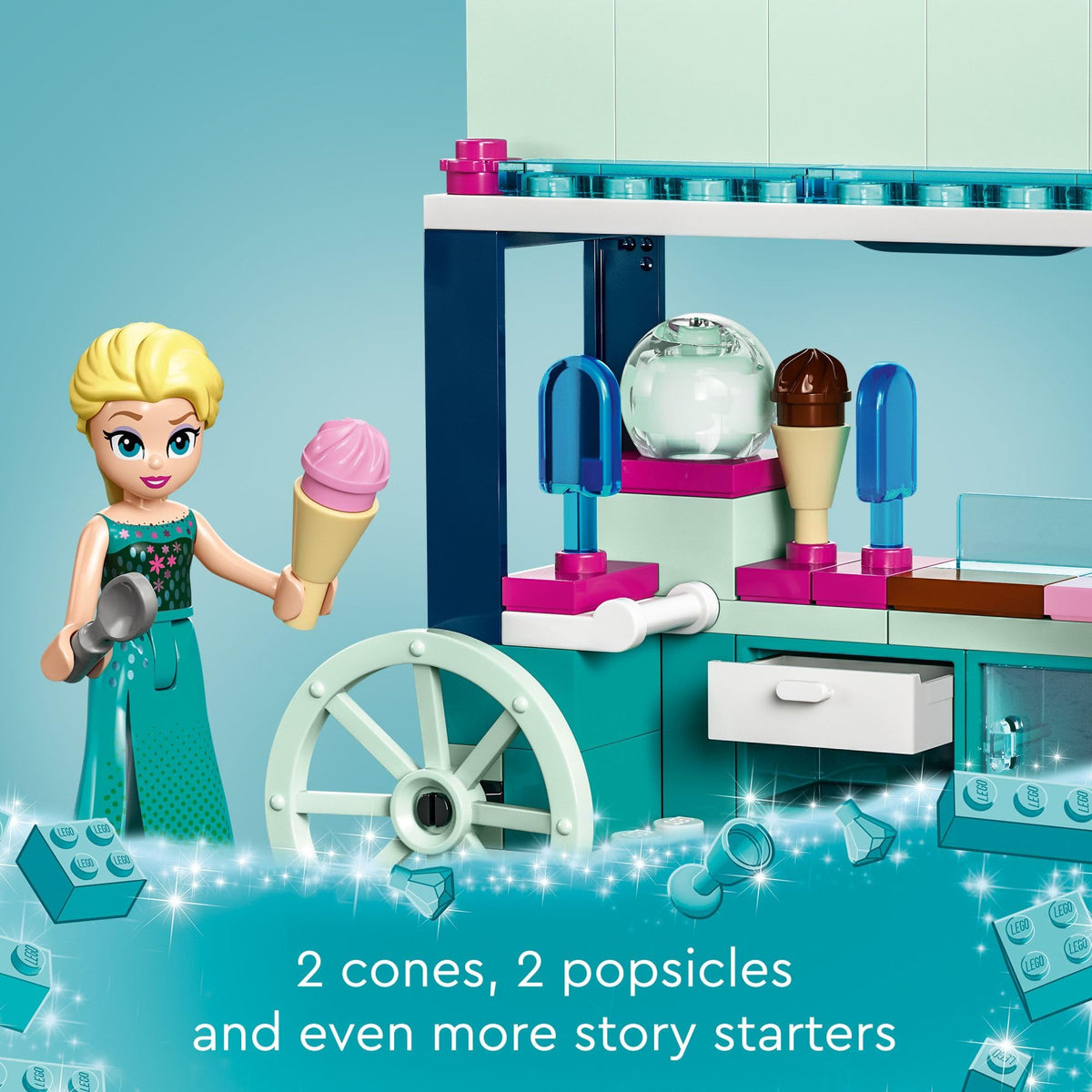 Frozen Building Set with Elsa Mini-Doll and Snowgie Figure S578639