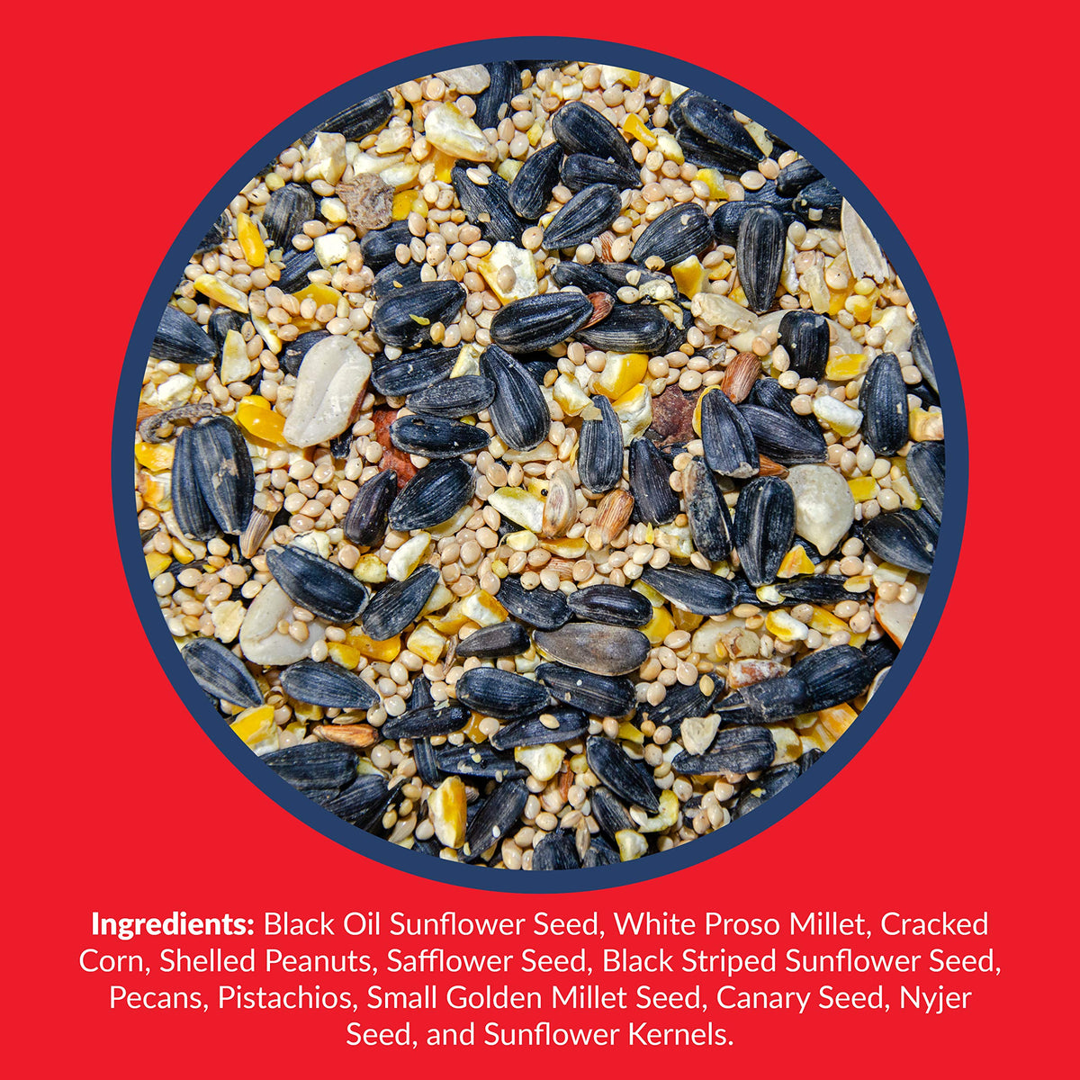 Wild Bird Seed with Nuts and Sunflower Seeds, 20 lb. and 40 lb. Bags E22592
