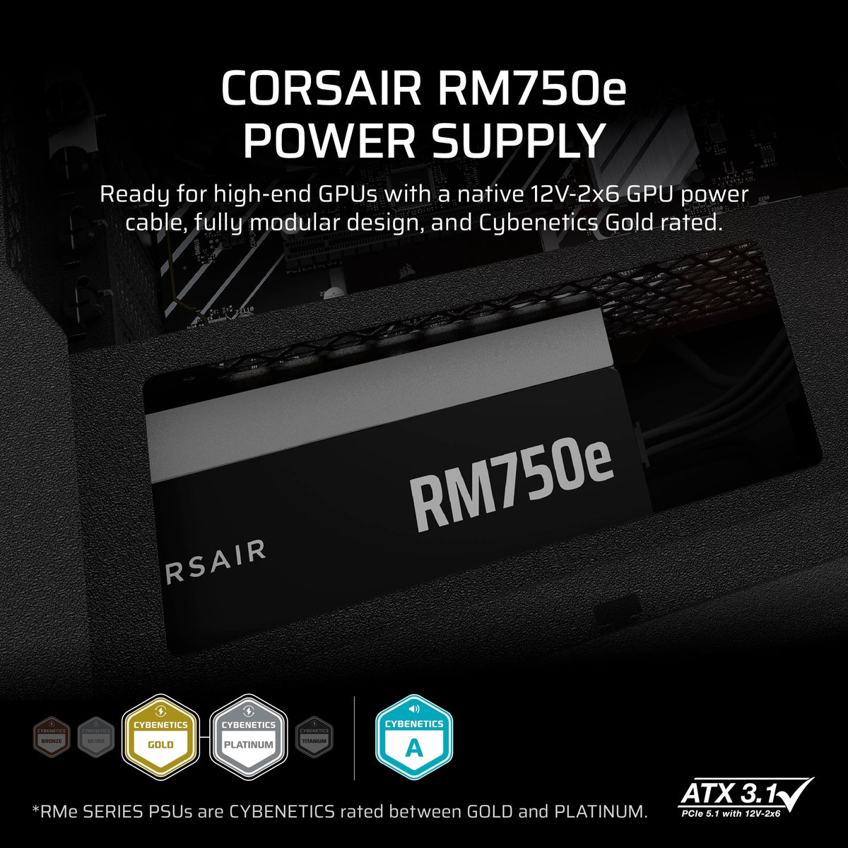 750W ATX Power Supply – Black P5746
