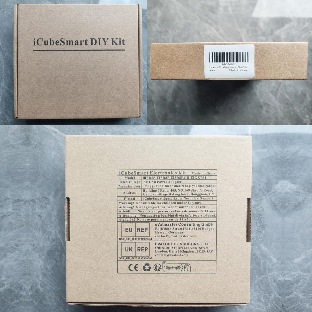 3D Led Cube DIY Electronics Kit 8x8x8 Led Cube DIY Soldering Project Kit W26193