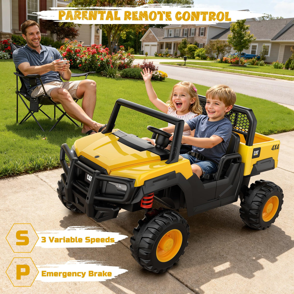 24V Ride On Toy with Dump Bed and Shovel T27161