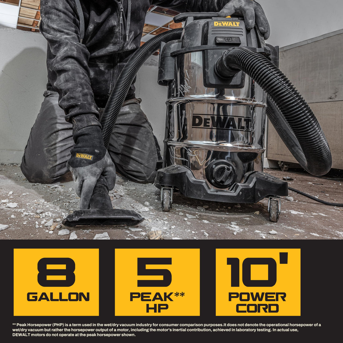 8 Gallon Wet and Dry Shop Vacuum with Blower N3424