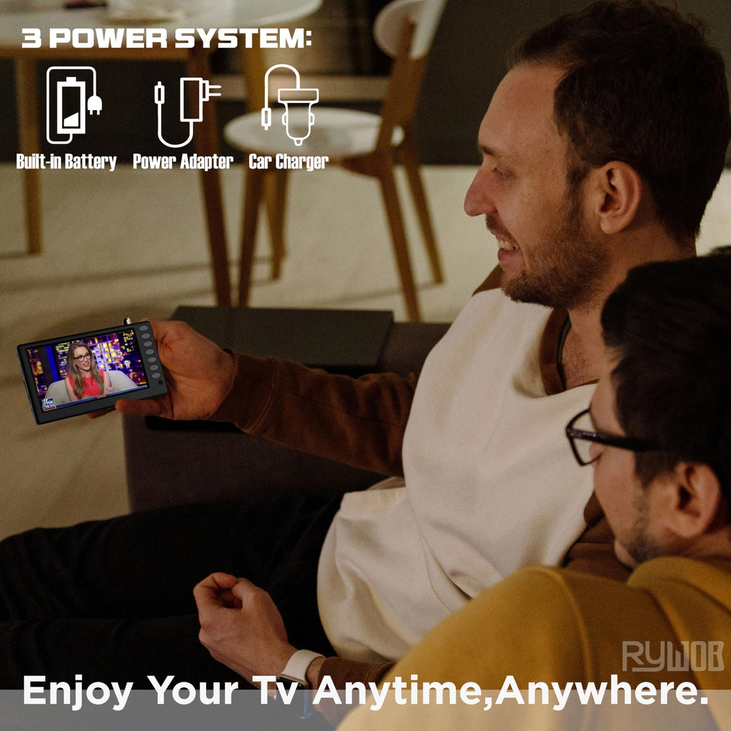 5" Portable Digital ATSC TV with Stand T297